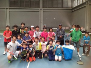 佐藤文平×片山翔プロテニスクリニックの生徒