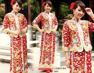 広東伝統の花嫁衣装2