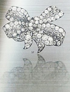 antique diamond brooch made for the Savoy Royal