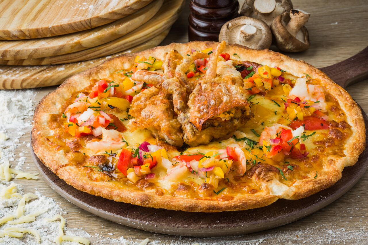 Softshell Crab Pizza