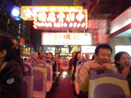 香港オープントップバス2