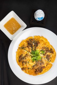 伝統的な家庭料理の 「Pan-fried Chao Zhou Oysters Pancake」