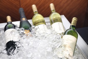 式典で振舞われた山梨県のワイン