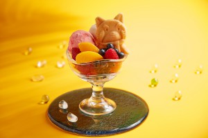 Whiskers and Friends Ningyo-yaki with Ice-cream Sundae (1)