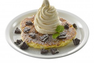 Original Waffle Pancake with Coffee Soft Ice Cream