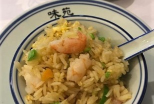 The fried rice with shrimp