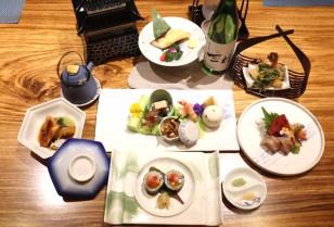 日本から取り寄せた和食の数々「立村日本料理」広州